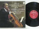 MAURICE GENDRON VIVALDI 6 SONATAS FOR CELLO PHILIPS X-8613 JAPAN VINYL LP