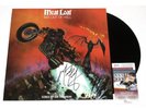 MEAT LOAF SIGNED 'BAT OUT OF HELL' VINYL RECORD ALBUM LP PROOF JSA COA  MEAT LOA
