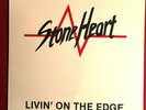Stone Heart Livin on the Edge LP Vinyl Dallas Tx Private Press Hair Metal 1987
