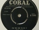 60s N.Soul - JACKIE WILSON - I'm the one to do it - 1967 UK CORAL VG+
