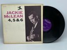 Jackie McLean 4, 5 & 6 New Jazz 1962 Reissue Vinyl LP Record Purple Label VG