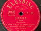 SARAH GORBY Kossa / Riazanotchka FRANCE/RUSSIA-1950s Elesdisc LS-22 78rpm E+
