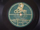 Jazz Billy Barton Paris je t'aime d'Amour 78 Tours Orfé APH 525