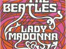 THE BEATLES lady madonna ODEON 45T france 1972 SACEM couleurs inversées SP rare