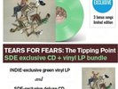 ***RARE BUNDLE***TEARS FOR FEARS - THE TIPPING POINT - VINYL / EXCLUSIVE CD LP