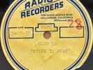 1950 78 Acetate Club 15 Think It Over Radio Recorders Unknown Duet Transcription