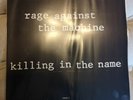Rage Against The Machine 'Killing in the name' 12 inch ltd edition white marbled