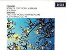 SXL 6408 WB UK FRANCK - VIOLIN SONATAS / BRAHMS - TRIO - ASHKENAZY PERLMAN - NM