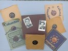 7 DISQUES 78 TOURS CHARLES TRENET EN VALISE PHOTO LA MER / LE SOLEIL ET LA LUNE