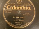 Columbia 145619D Clara Smith OL' SAM TAGES 1931 BLUES 78 rpm  V+ rare