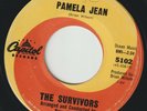 RARE SURF The Survivors - Pamela Jean b/w After The Game - Capitol 5102