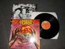 UNSEEN TERROR LP HUMAN ERROR RARE 1987 MOSH4 W INSERT EX-EX NAPALM DEATH