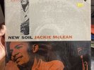 Jackie McLean - New Soil LP - Blue Note - B1-84013 VG+ In The Shrink Stereo 1988