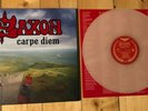 Saxon Carpe Diem LP klares Vinyl neu + ungespielt in wiederverschließbarer Folie