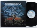 IRON ANGEL Winds Of War STEAMHAMMER LP VG++/VG+ germany w/ merch postcard ^
