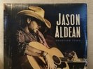 New Sealed Jason Aldean Rearview Town 2 LP Vinyl Record Blue With Black Smoke