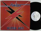 RAVEN Wiped Out NEAT LP VG+ uk with poster & inserts ^