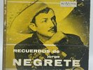 Jorge Negrete Recuerdos Lp Record Vinyl VG+ 10”