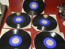 5 Rare 1965 Seeburg 1000 Blue Label Mood Library Records 16 2/3 RPM