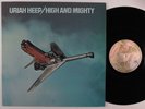 URIAH HEEP High And Mighty WARNER BROS LP VG+ with lyric sheet insert ^