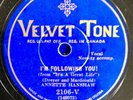 78rpm-ANNETTE HANSHAW VELVETONE 2106-V HAPPY DAYS ARE HERE AGAIN