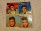 Elvis Presley Four 45 RPM EP Picture Sleeves and Records Loving You, King Creole