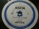 MARCELLE MEYER / BACH italian concerto / LES DISCOPHILES FRANCAIS 60-63 4*78 RPM