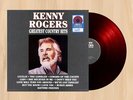 RED VINYL---- KENNY ROGERS Greatest Country Hits WALMART LP RECORD 0917