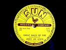 JERRY LEE LEWIS CLSSIC SUN 78  GREAT BALLS OF FIRE / YOU WIN AGAIN US SUN 281 E+