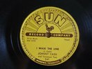 ORIGINAL JOHNNY CASH TENNESSEE TWO 78 I WALK THE LINE / GET RHYTHM  SUN # 241 E-