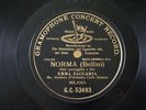 Emma Zaccaria Mezzo Bellini Norma 78 RPM Single Side G&T G.C.-53493