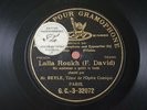 Léon Beyle Tenor David Lalla Roukh 78 RPM Single Side G&T G.C.-3-32072