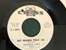 Barbara Carr - My Mama Told Me - Chess : Northern Soul W/D Ex