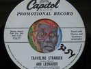 HEAR Ann Leonardo 45 Traveling Stranger / Straws CAPITOL R&B popcorn promo EX