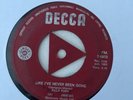 BILLY FURY ORIGINAL  SOUTH AFRICAN 45  LIKE I'VE NEVER BEEN GONE - RED TRI