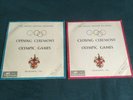 Melbourne 1956 Olympics, Opening & Closing Ceremony vinyl records, souvenir