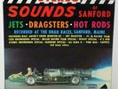 SOUNDS OF SANFORD HOT RODS, DRAGSTERS, JETS VINYL LP RECORD (1963) 