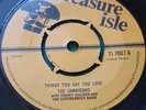 The Jamaicans – Things You Say You Love UK TREASURE ISLE TI-7007 1967 7