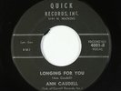 Northern Soul Popcorn 45 - Ann Caudell - Longing For You - Quick - mp3