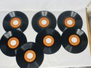 7 Rare Seeburg 1000 Basic Orange Label Library Records 16 2/3 RPM 4 1964 3 1965