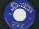 BLUES R&B ROCKERS - H-BOMB FERGUSON - I LOVE MY BABY - HEAR - 1961 ATLAS 1250