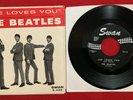Beatles 45 She Loves You,Swan Label,Vinyl NM, Cover VG++