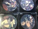 KISS 4 Solo Pic Discs . Vinyl Victor MusicIndustries ,lyric Booklets. Different