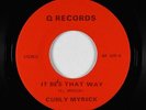 Sweet Soul 45 - Curly Myrick - It Be's That Way - Q - VG++ mp3
