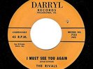 PHILLY DOO WOP-RIVALS-DARRYL 722-I MUST SEE YOU AGAIN/RIGETTY TICK