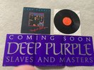 Deep Purple 12” Single LP Perfect Strangers Radio Station Store Promo Poster