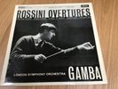 DECCA SXL 2266 WBG ED2 1965 ROSSINI OVERTURES - GAMBA / LSO EX+ CONDITION
