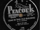 Bells of Joy 78rpm - Peacock- Leak in This Old Building / Echoes from Heaven(E-)