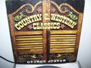 GEORGE JONES COUNTRY & WESTERN CLASSICS 3 LP BOX SET LP'S NEAR MINT w/BOOKLET