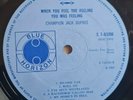 Champion Jack Dupree LP When You Feel The Feeling UK Blue Horizon 1st Press